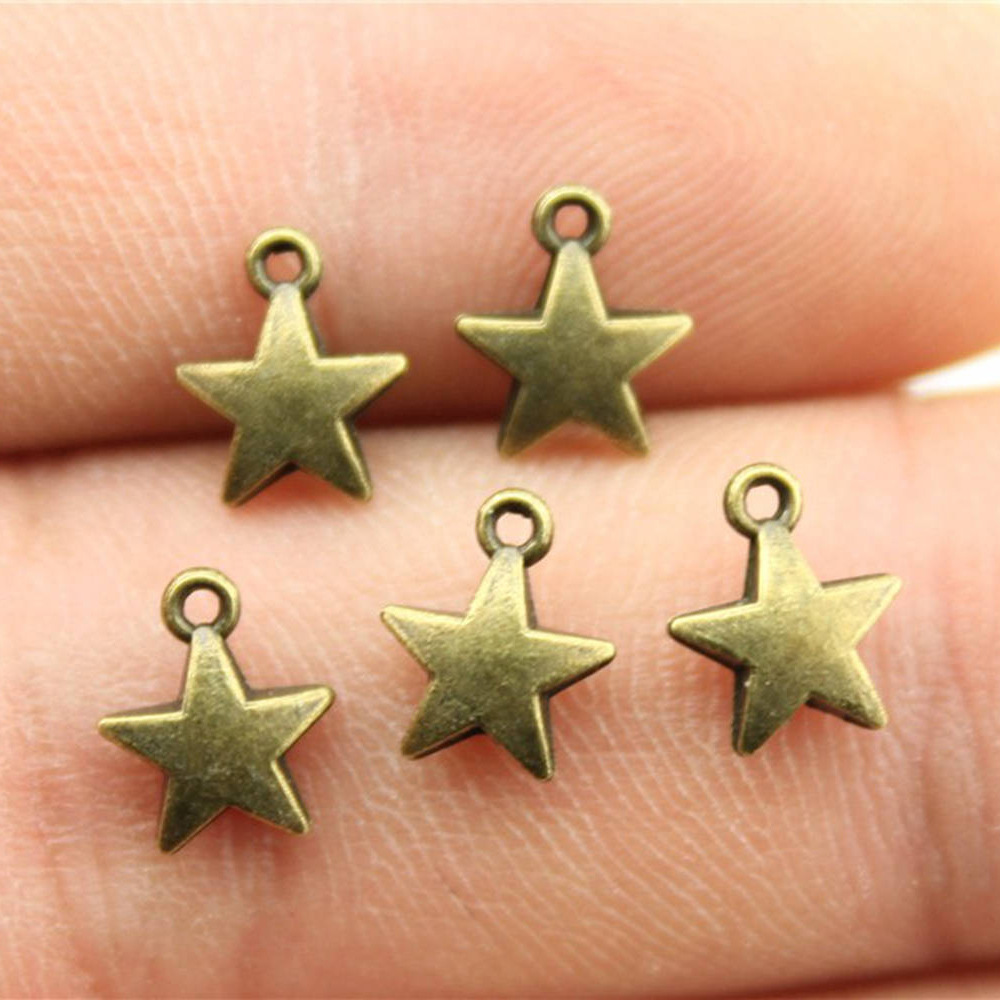 40pcs 8.6x7.1mm 2 Colors Antiq - مراجعة Vintage Fashion Theme وسعره