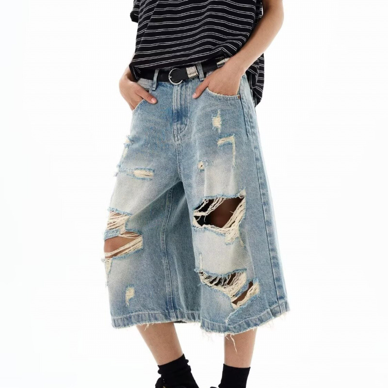 New Men Vintage Ripped Baggy S - مراجعة Vintage Fashion Jeans وسعره
